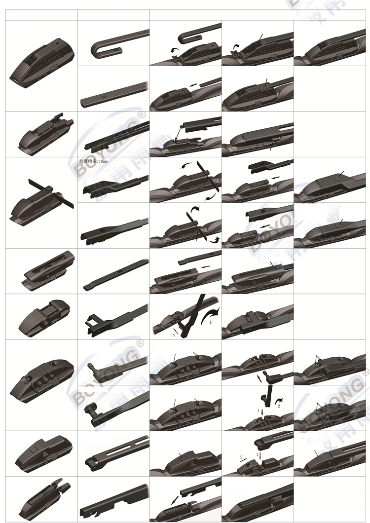 Factory Wholesales Price Manufacture High Quality Multi-Functional Soft Front Wiper Blade